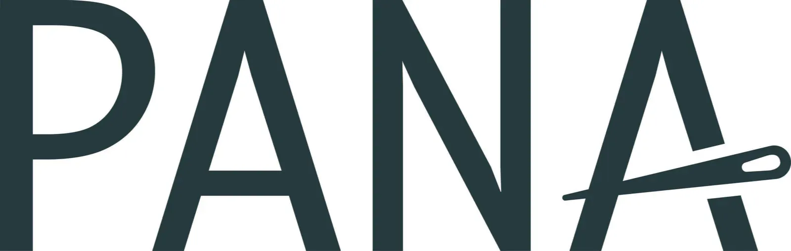 PANA logo with needle design